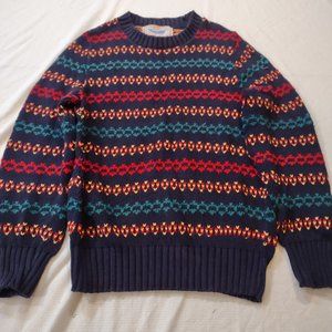 BAR HARBOR KNITS VINTAGE WOMAN'S SWEATER SIZE S 100% COTTON